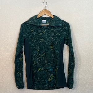 Columbia Green Patterned Women's Hoodie
